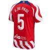 Maglia ufficiale Atlético Madrid R. De Paul 5 Casa 2022-23 per Uomo